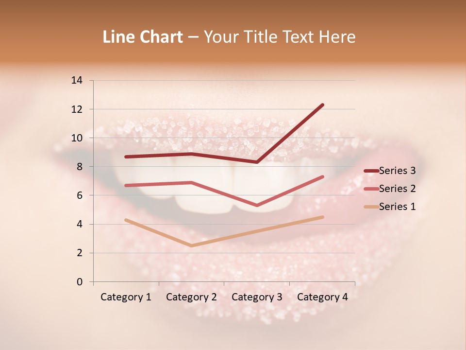 Young Glamour Model PowerPoint Template