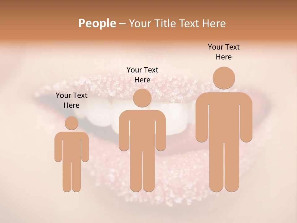 Young Glamour Model PowerPoint Template