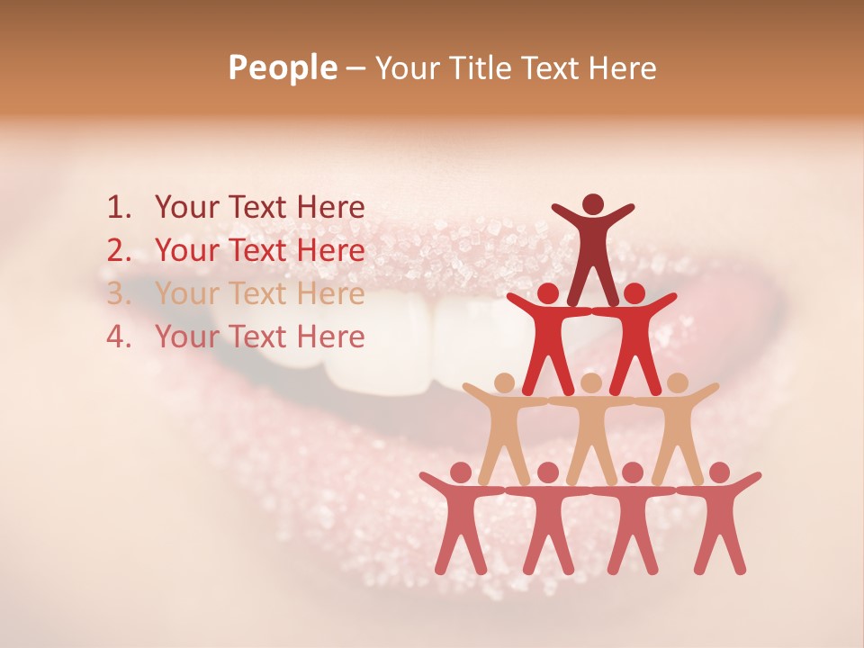 Young Glamour Model PowerPoint Template