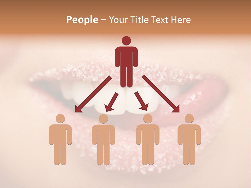 Young Glamour Model PowerPoint Template