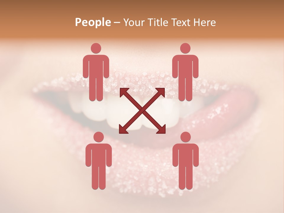 Young Glamour Model PowerPoint Template