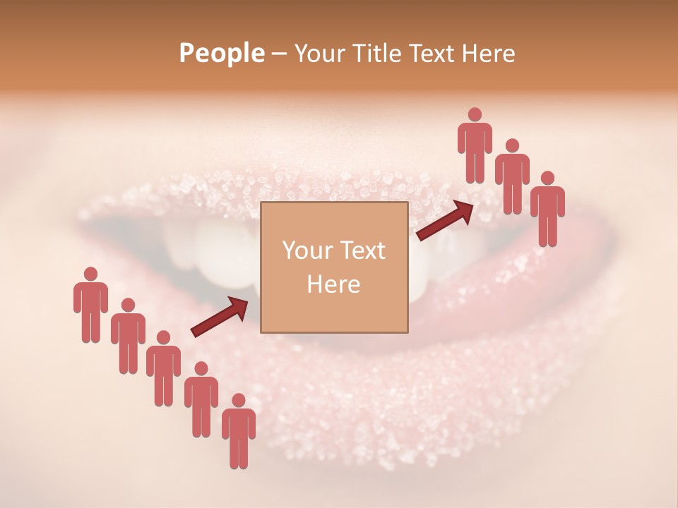 Young Glamour Model PowerPoint Template