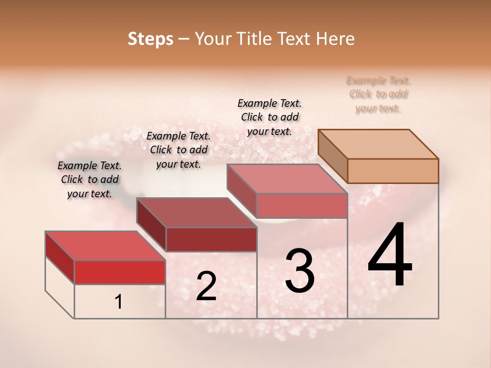 Young Glamour Model PowerPoint Template