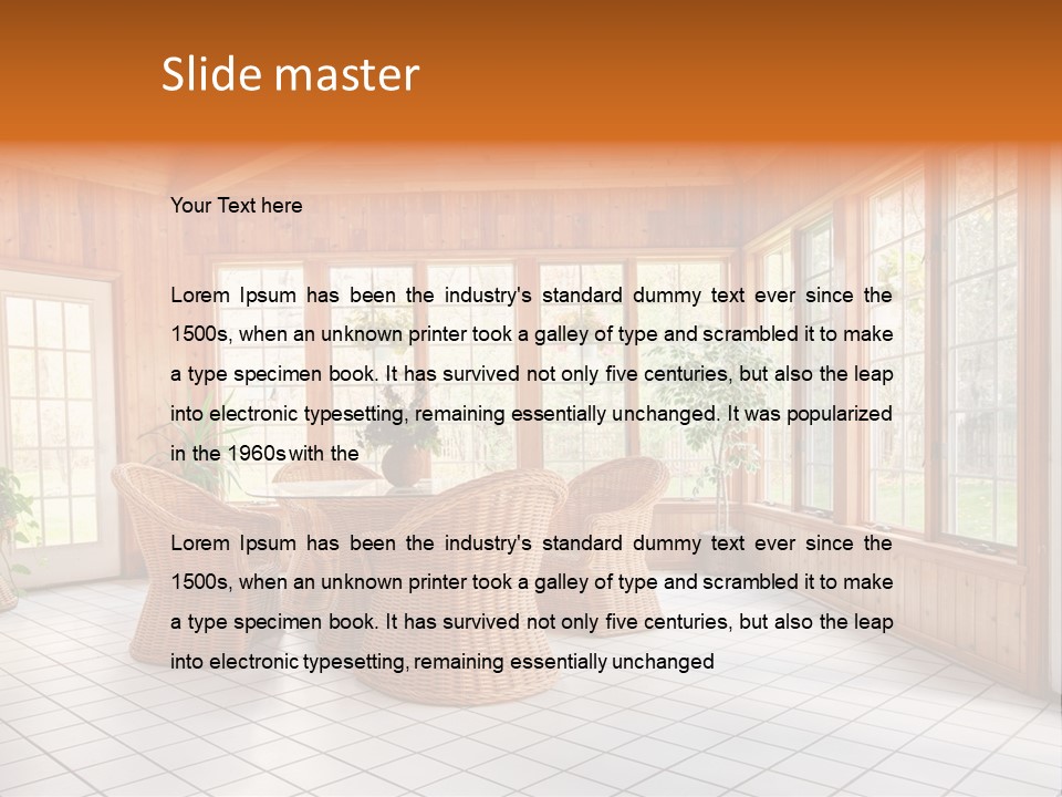 Home Decor Decoration PowerPoint Template