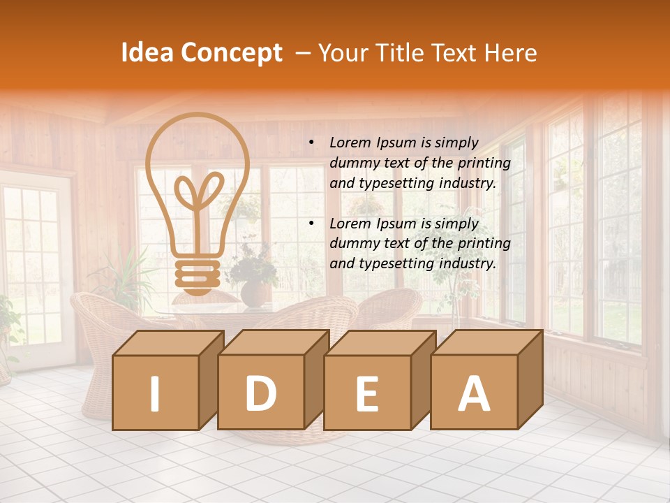 Home Decor Decoration PowerPoint Template