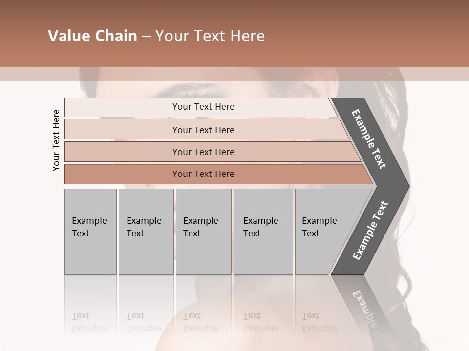 A Woman In A Black Dress Is Posing For A Picture PowerPoint Template