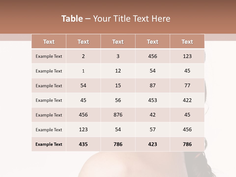 A Woman In A Black Dress Is Posing For A Picture PowerPoint Template