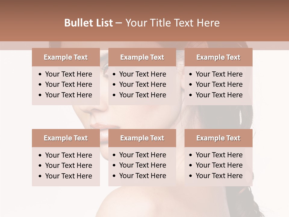 A Woman In A Black Dress Is Posing For A Picture PowerPoint Template