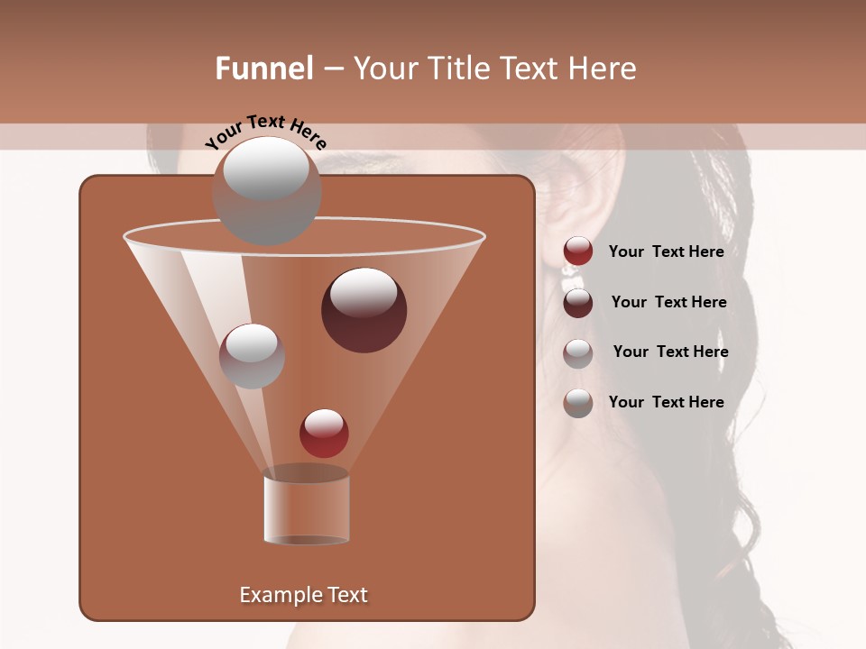 A Woman In A Black Dress Is Posing For A Picture PowerPoint Template