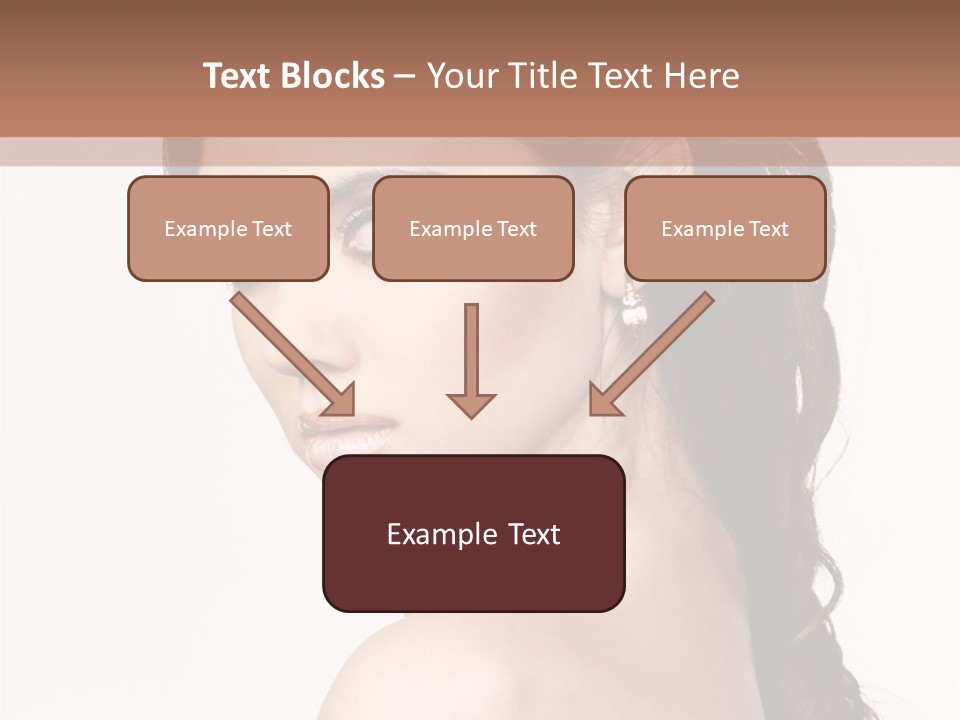 A Woman In A Black Dress Is Posing For A Picture PowerPoint Template