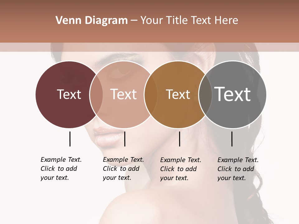 A Woman In A Black Dress Is Posing For A Picture PowerPoint Template