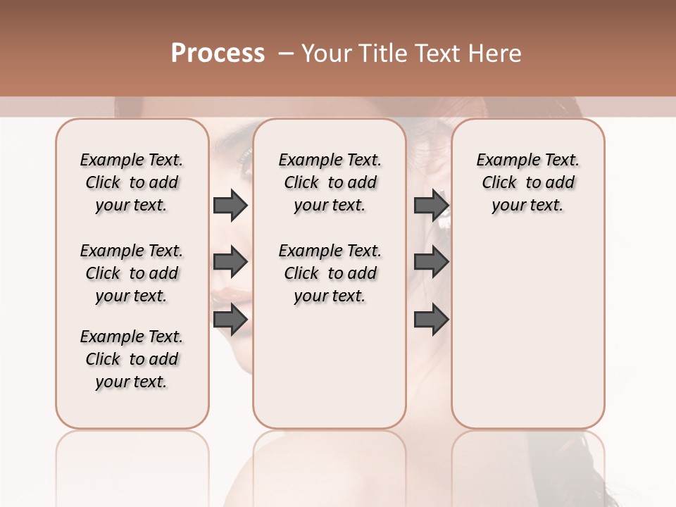 A Woman In A Black Dress Is Posing For A Picture PowerPoint Template