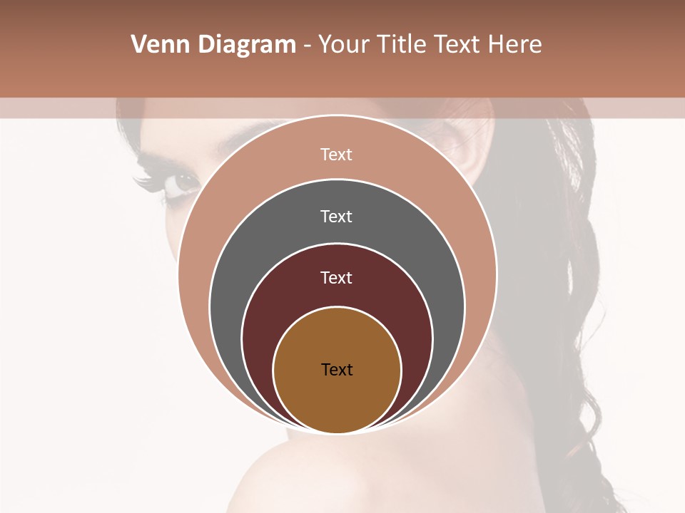 A Woman In A Black Dress Is Posing For A Picture PowerPoint Template