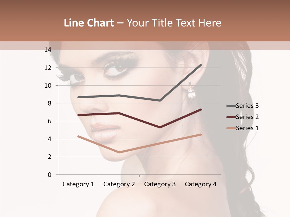 A Woman In A Black Dress Is Posing For A Picture PowerPoint Template
