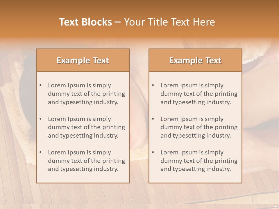 A Woman Getting A Facial Mask On Her Face PowerPoint Template