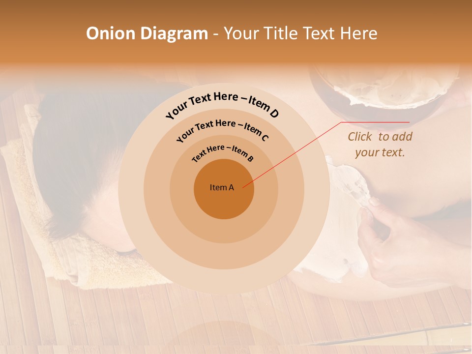 A Woman Getting A Facial Mask On Her Face PowerPoint Template