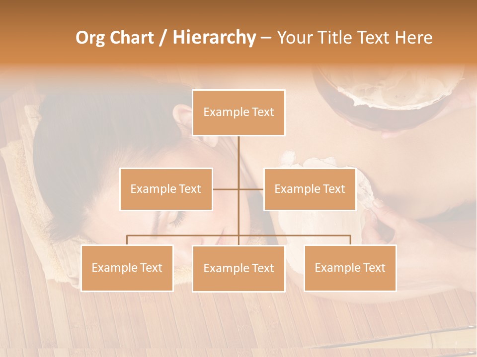 A Woman Getting A Facial Mask On Her Face PowerPoint Template