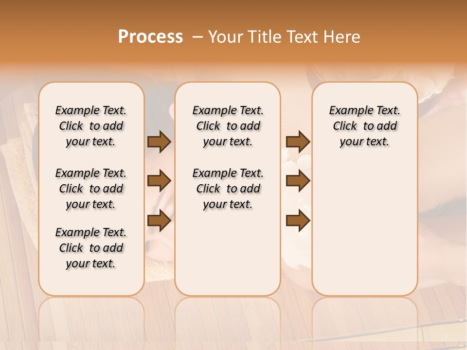 A Woman Getting A Facial Mask On Her Face PowerPoint Template