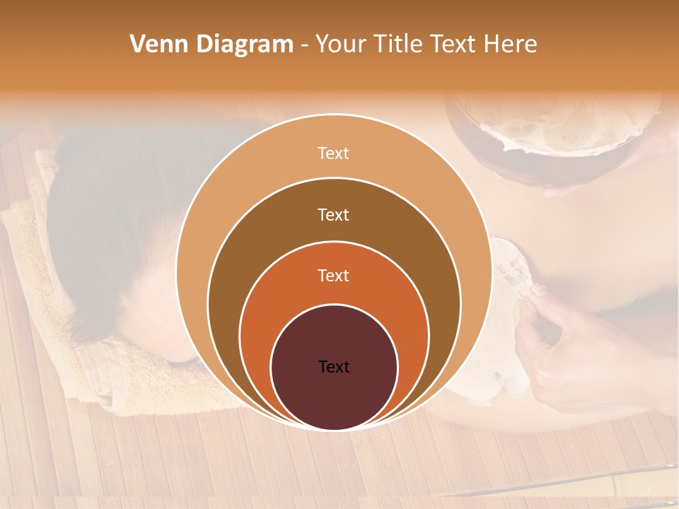 A Woman Getting A Facial Mask On Her Face PowerPoint Template