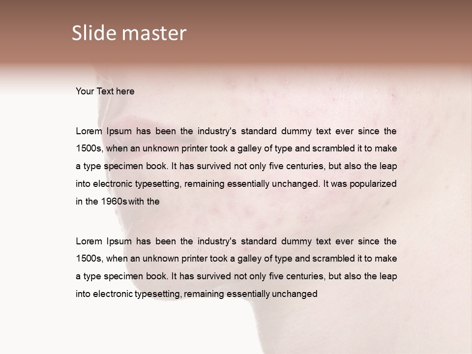 Beauty Clean Spot PowerPoint Template