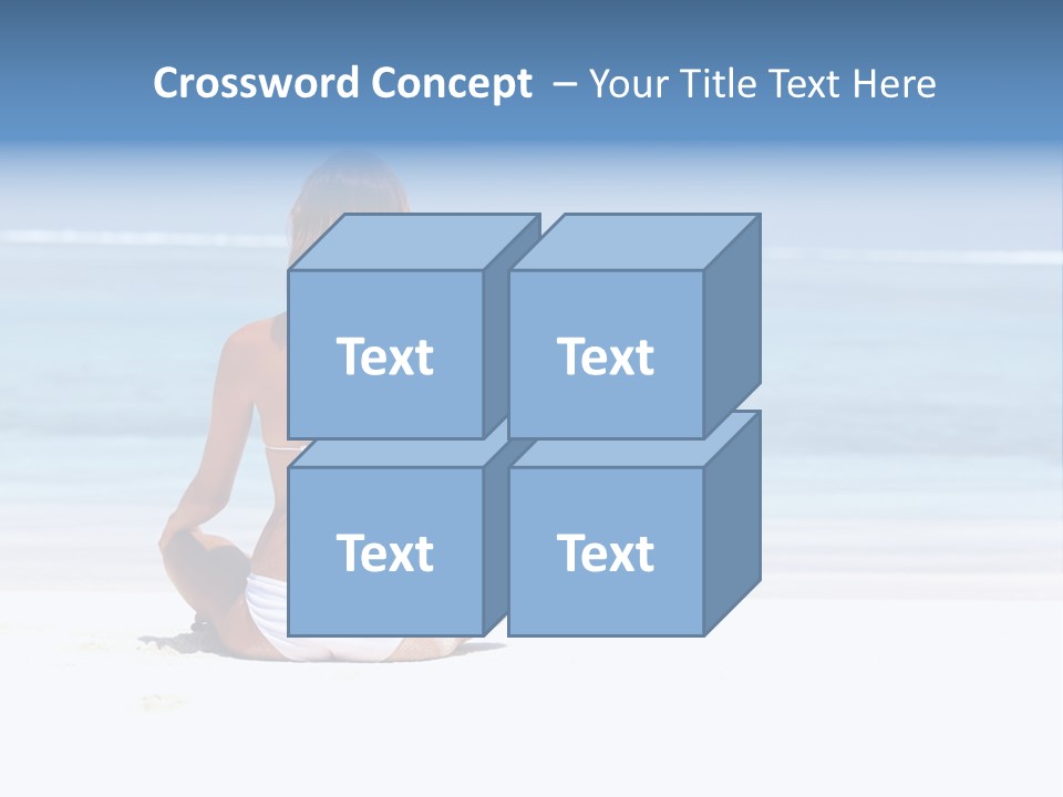 Graphic Design Winter Frost PowerPoint Template