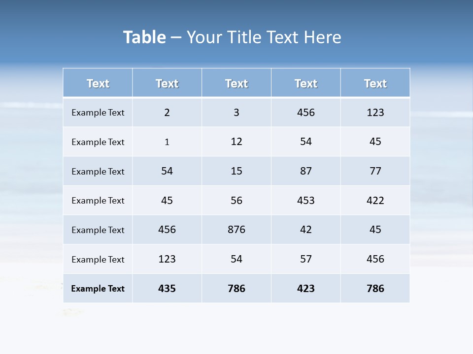 Graphic Design Winter Frost PowerPoint Template
