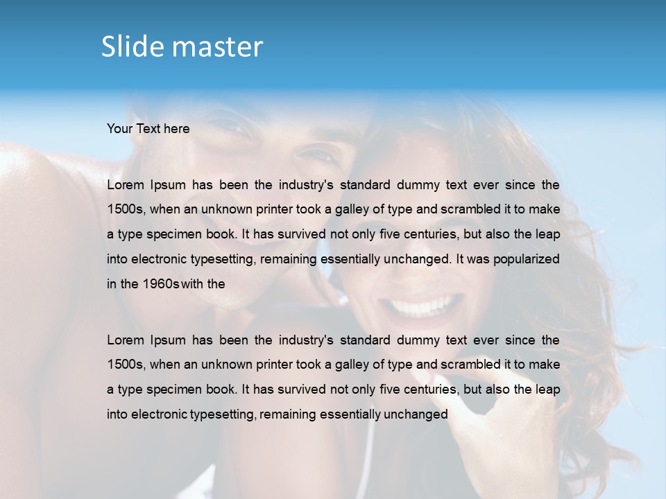 Complexion Night Amazing PowerPoint Template