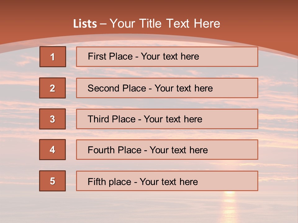 Yacht Relaxation Night PowerPoint Template