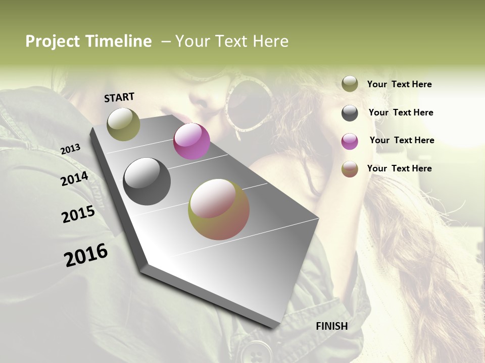 Fashion Artistic Cool PowerPoint Template