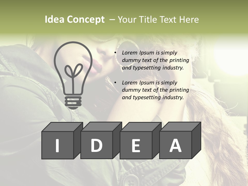 Fashion Artistic Cool PowerPoint Template