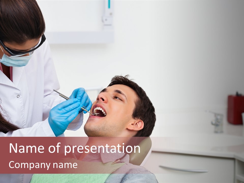 Dentist Patient Medicine PowerPoint Template