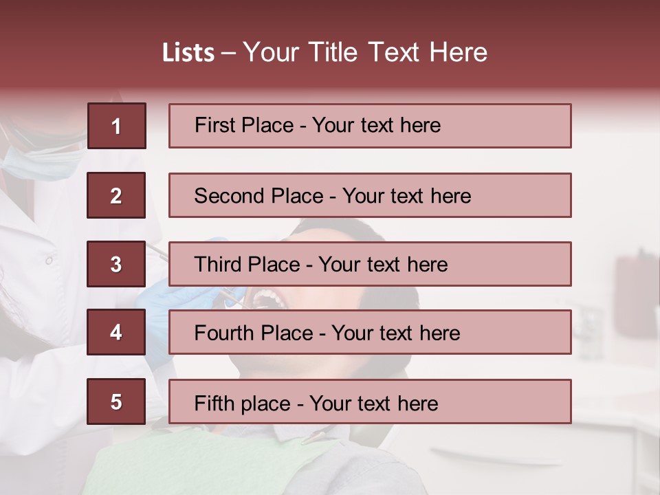Dentist Patient Medicine PowerPoint Template