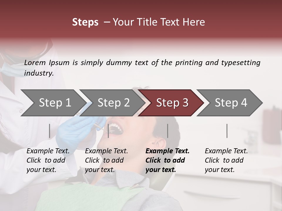 Dentist Patient Medicine PowerPoint Template