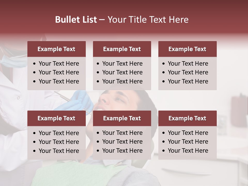 Dentist Patient Medicine PowerPoint Template