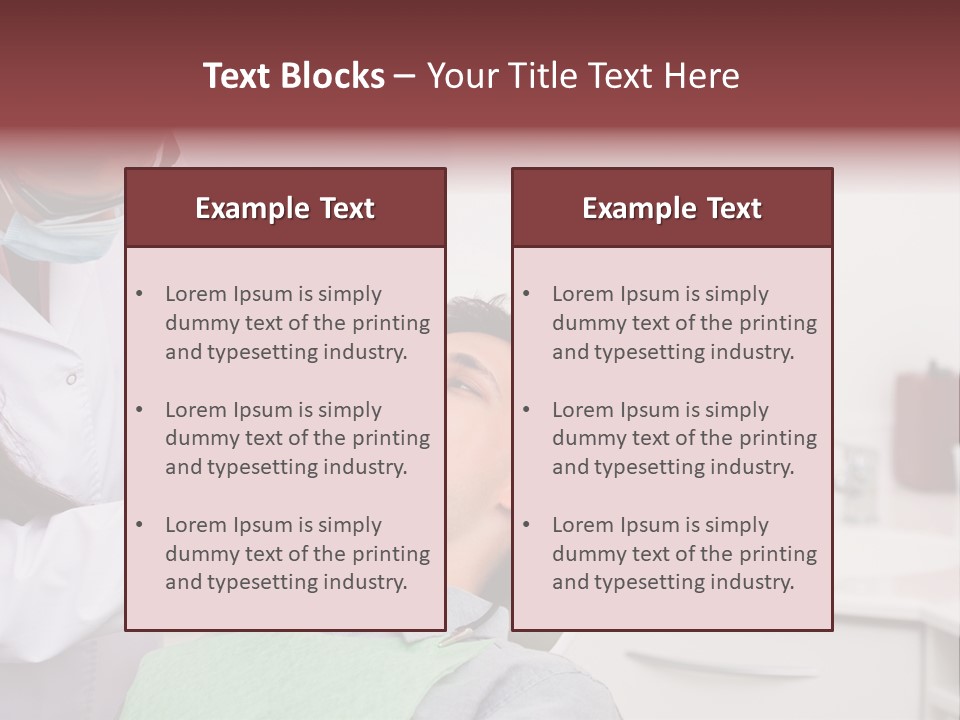 Dentist Patient Medicine PowerPoint Template
