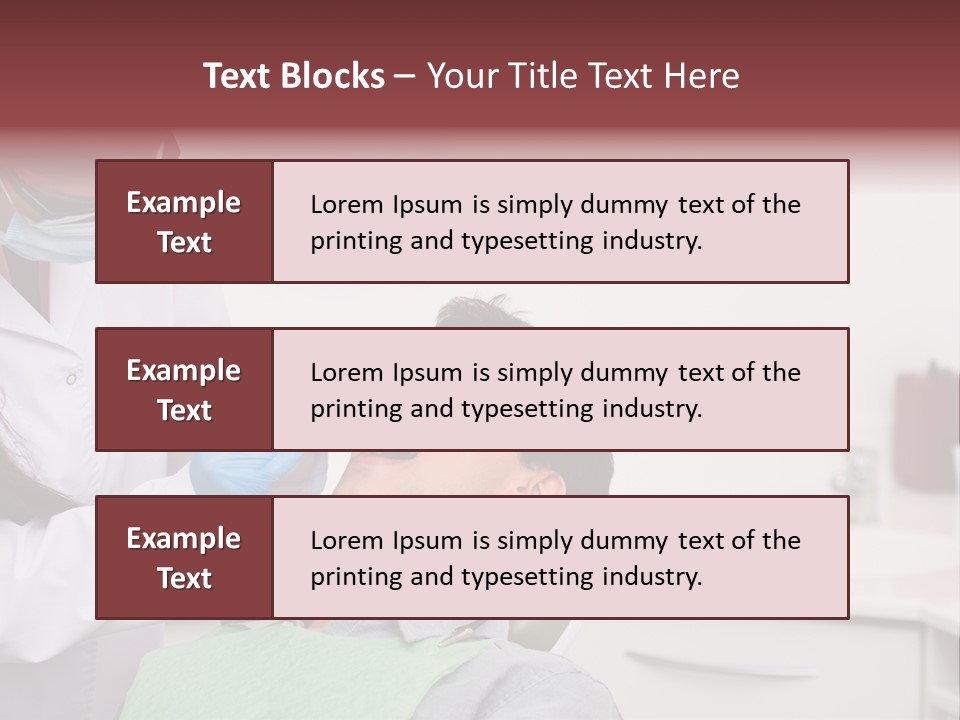 Dentist Patient Medicine PowerPoint Template