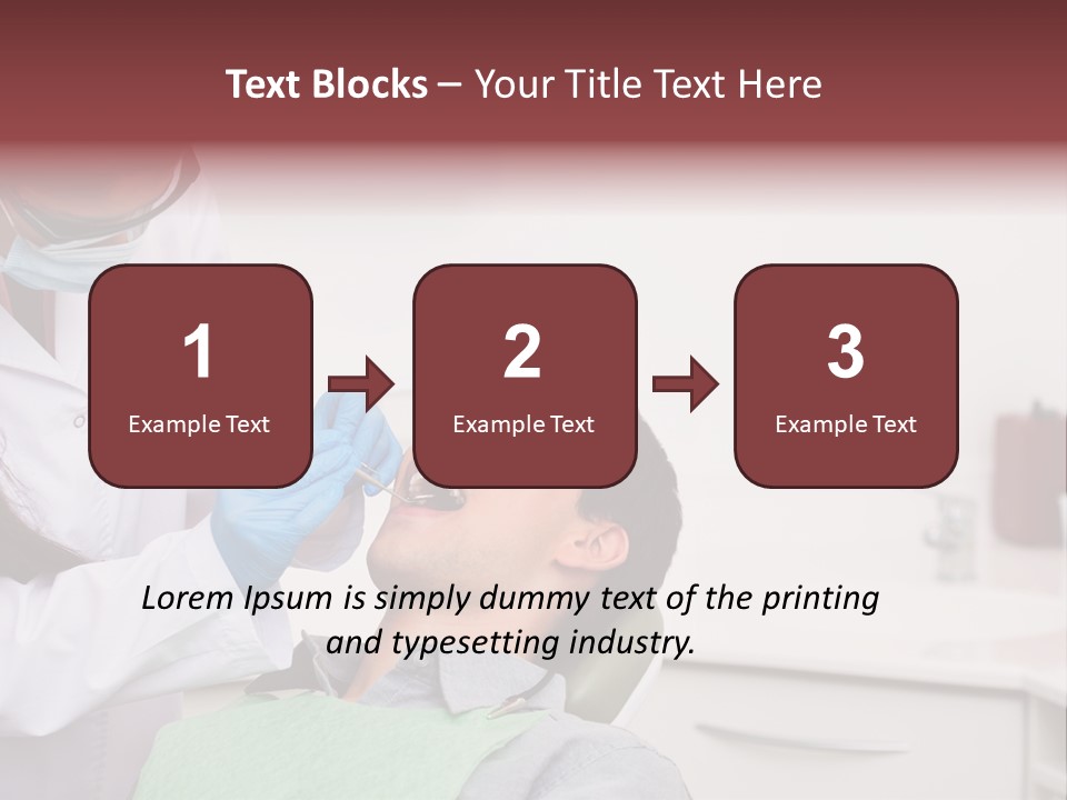 Dentist Patient Medicine PowerPoint Template