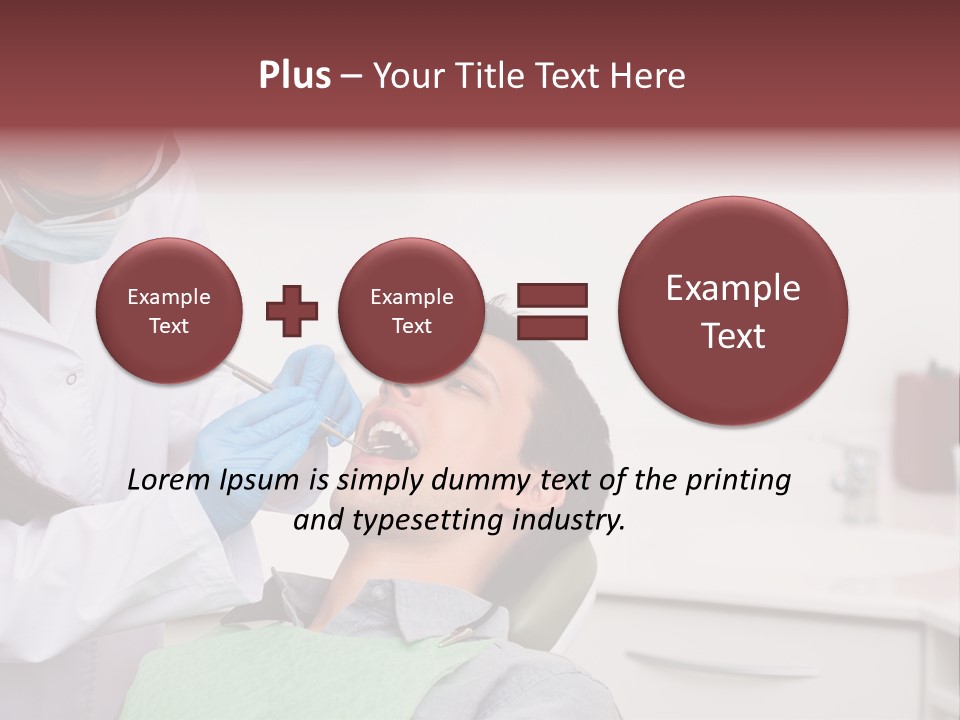 Dentist Patient Medicine PowerPoint Template