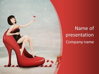 Graphic Design Winter Frost PowerPoint Template