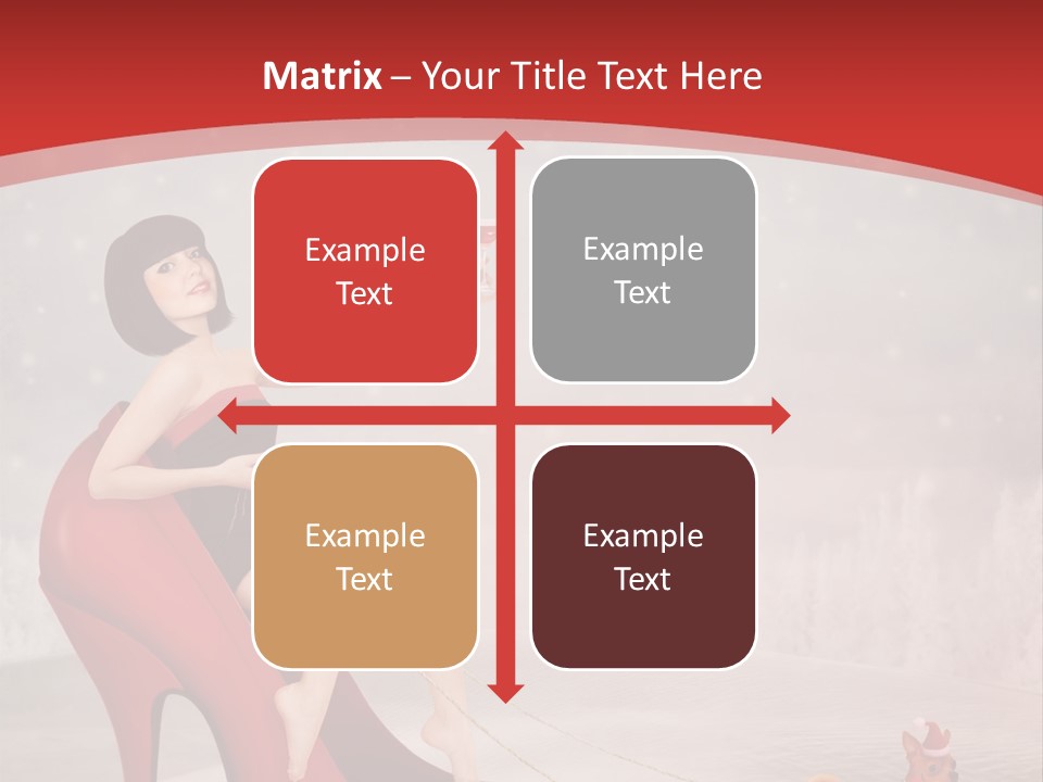 Graphic Design Winter Frost PowerPoint Template