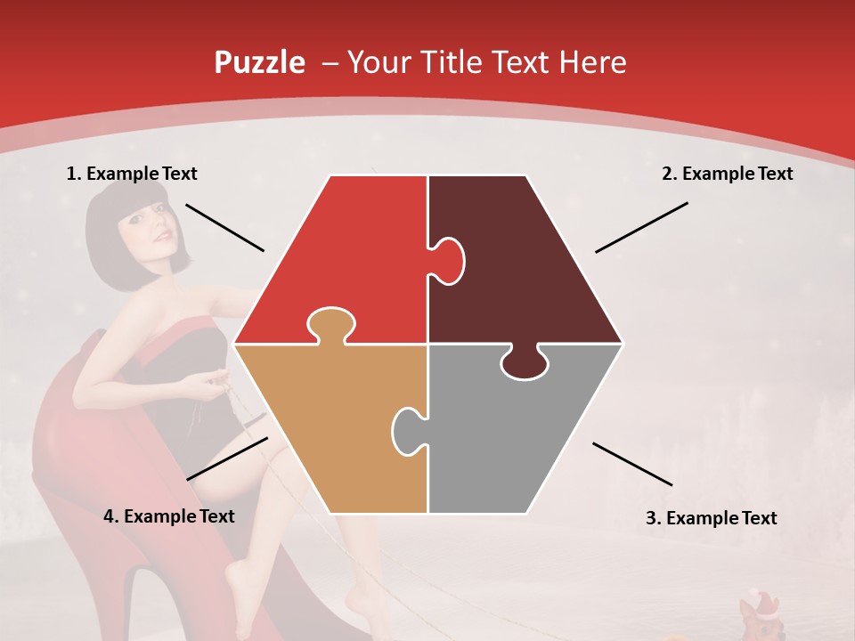 Graphic Design Winter Frost PowerPoint Template