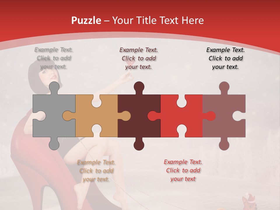 Graphic Design Winter Frost PowerPoint Template