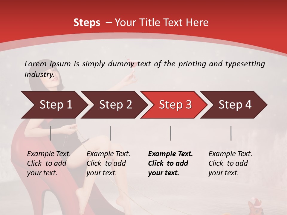 Graphic Design Winter Frost PowerPoint Template