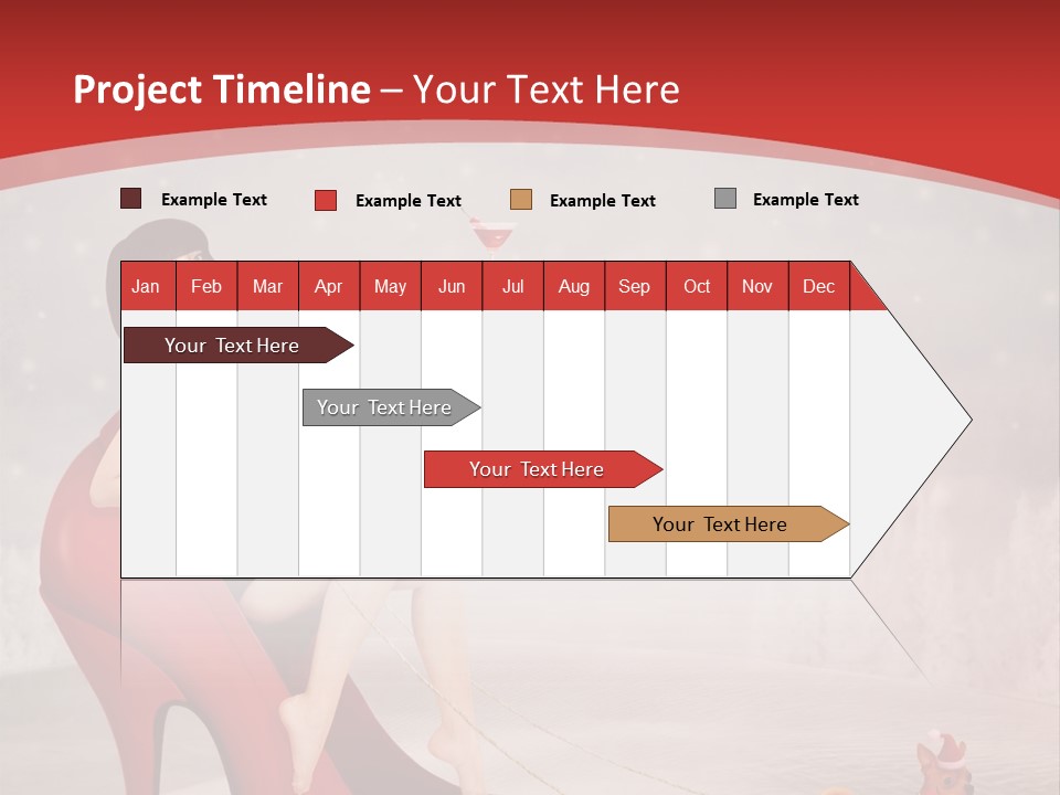 Graphic Design Winter Frost PowerPoint Template