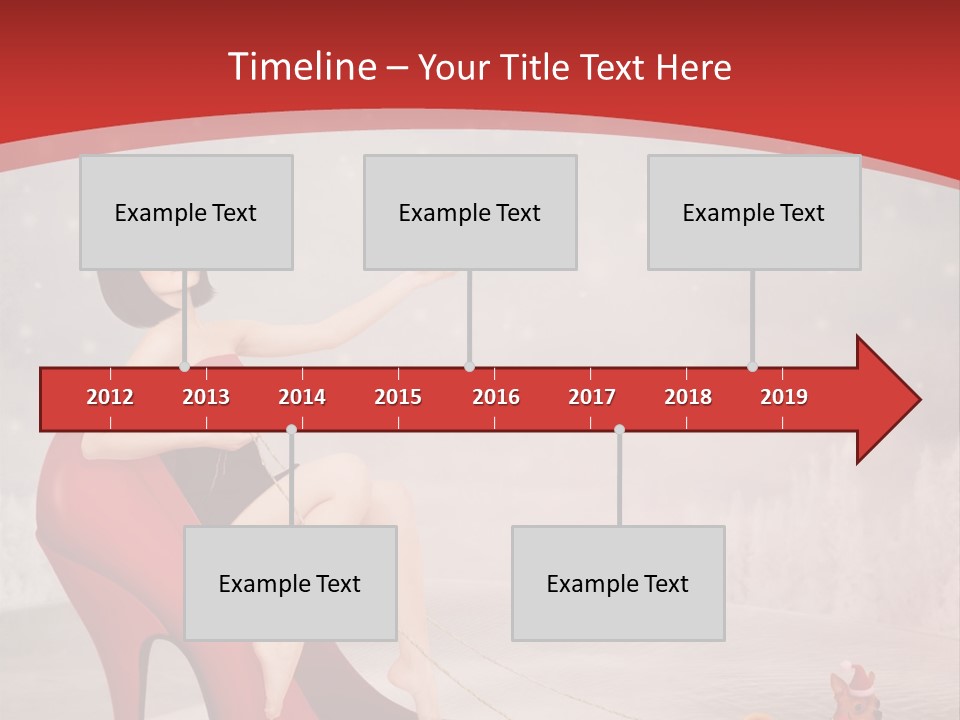 Graphic Design Winter Frost PowerPoint Template