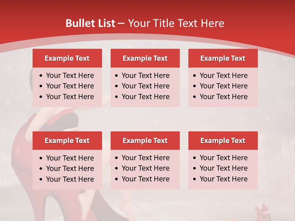 Graphic Design Winter Frost PowerPoint Template