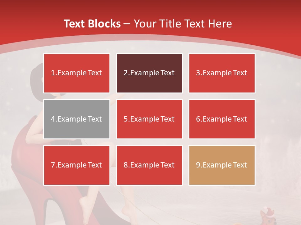 Graphic Design Winter Frost PowerPoint Template