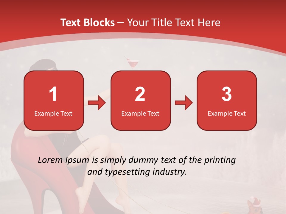 Graphic Design Winter Frost PowerPoint Template