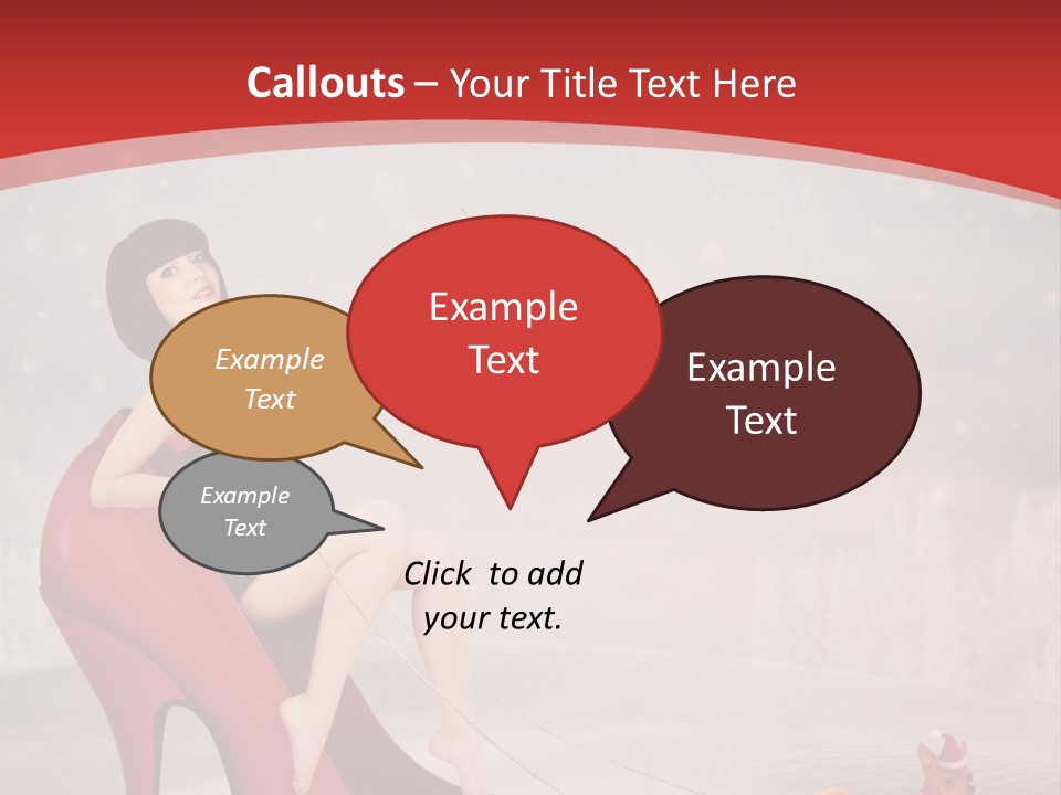 Graphic Design Winter Frost PowerPoint Template