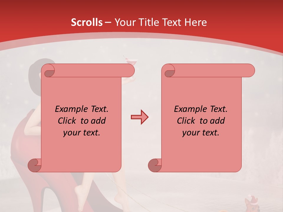 Graphic Design Winter Frost PowerPoint Template